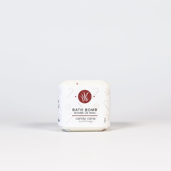 Candy Cane Bath Bomb by All Things Jill