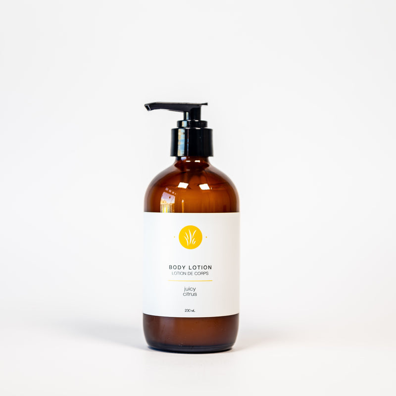 natural body lotion citrus