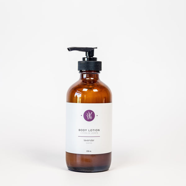 natural body lotion lavender