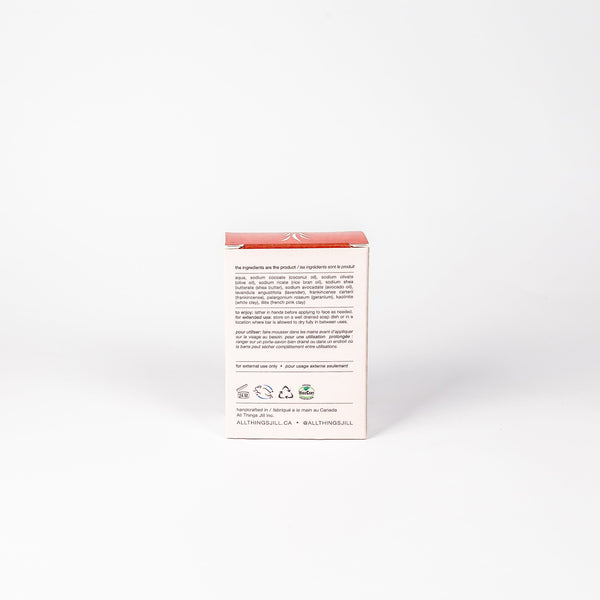 Frankincense + Geranium Facial Bar by All Things Jill