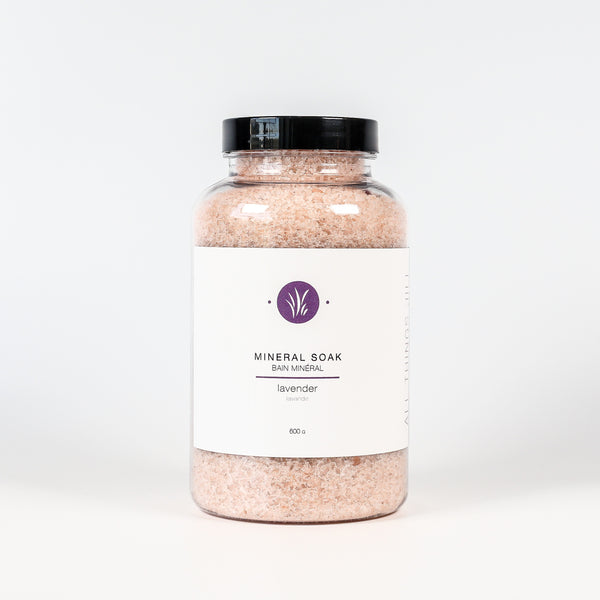 Lavender Mineral Soak by All Things Jill