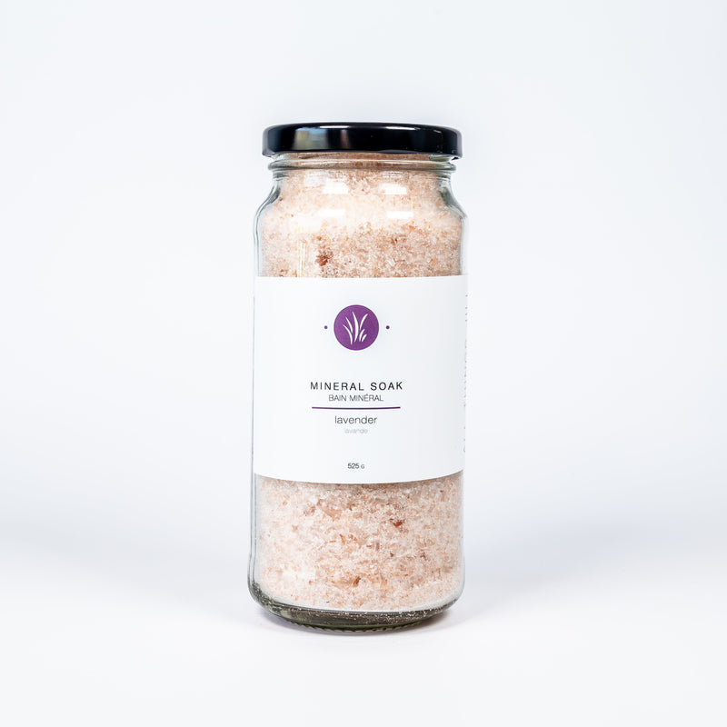 lavender mineral bath soak