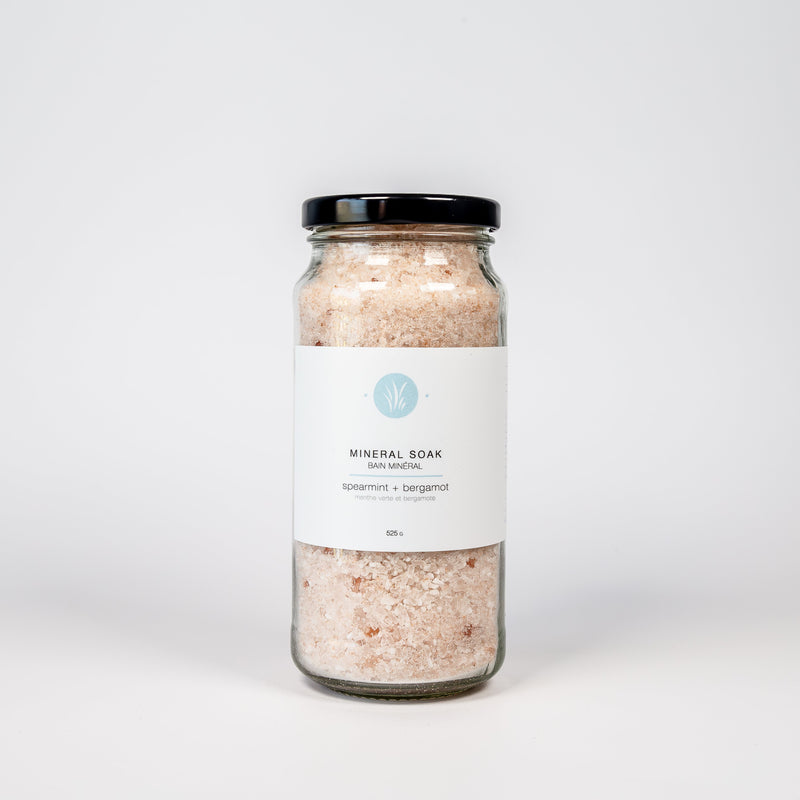 mineral bath soak
