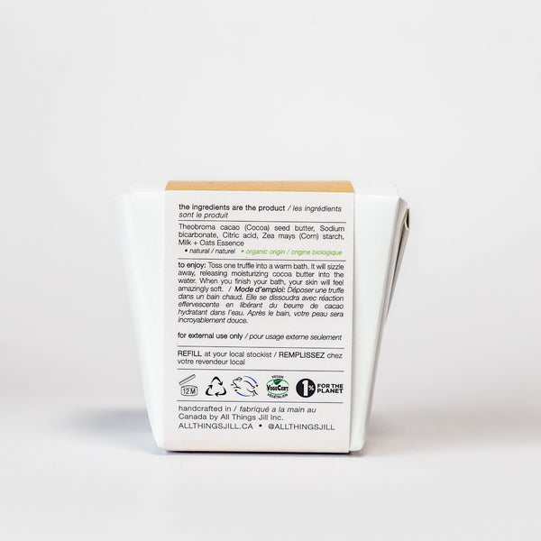Milk + Oats Tub Truffles by All Things Jill