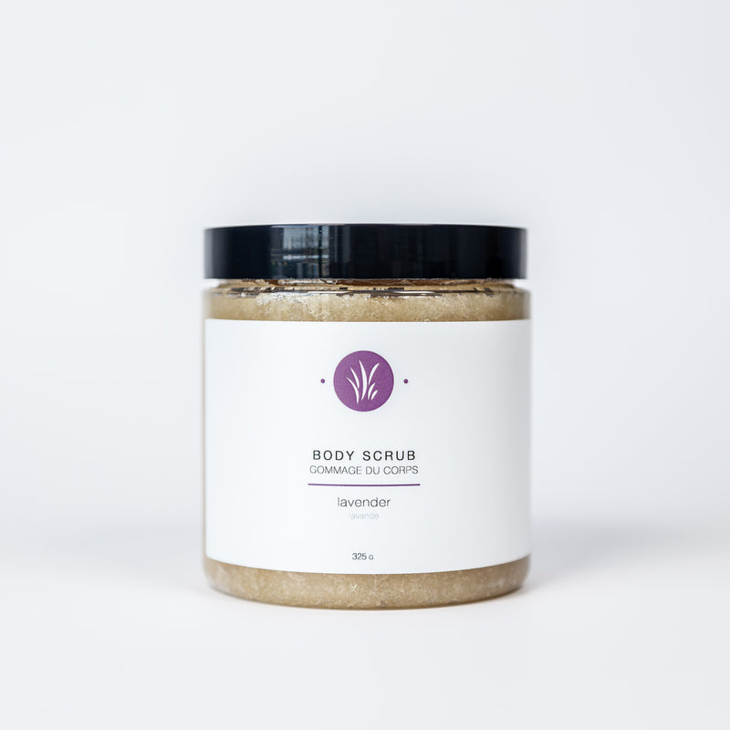 lavender body scrub