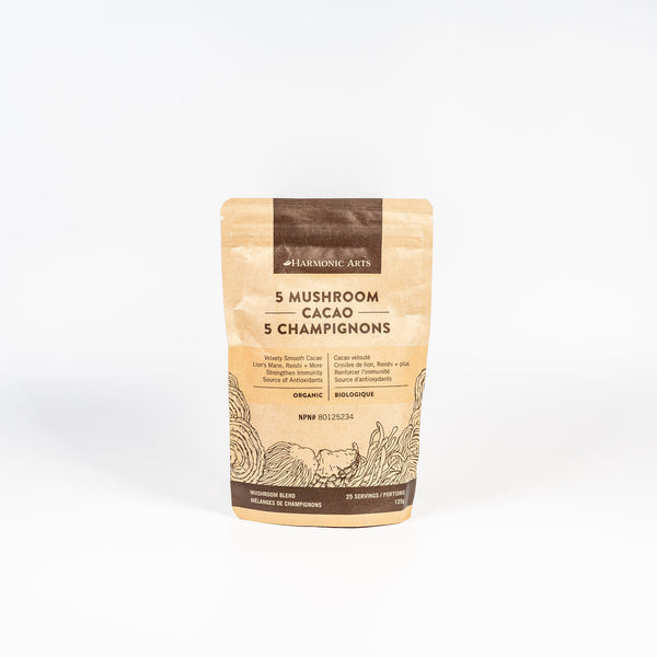 5 Mushroom Cacao Herbal Latte by Harmonic Arts