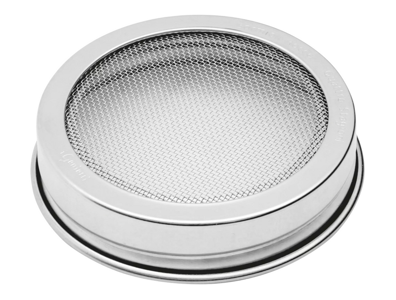 Fine Strainer Mason Lid by Redecker