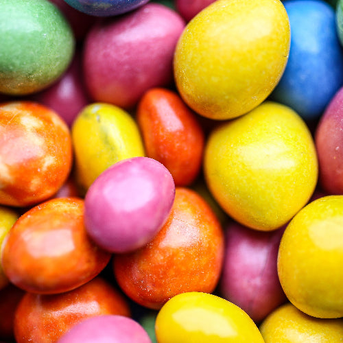 rainbow covered chocolate peanuts