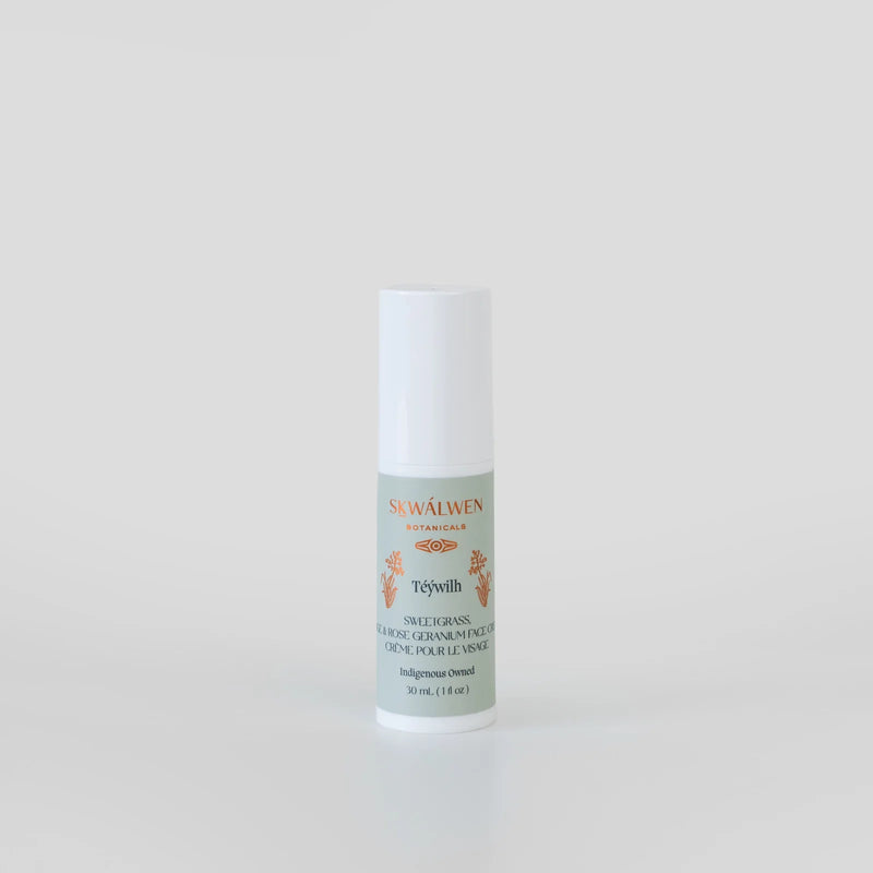 Téýwilh Sweetgrass, Sage and Rose Geranium Cream by Skwalwen Botanicals