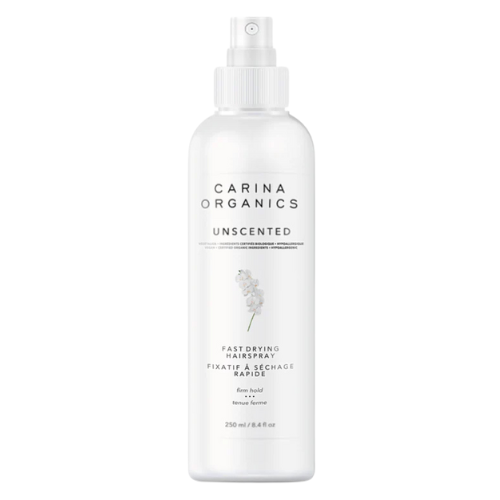 carina organics unscented fast drying hairspray