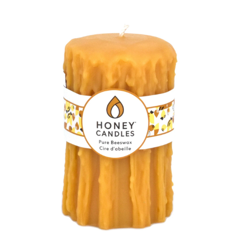 5" Heritage Drip Pillar by Honey Candles