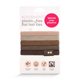 Flat Plastic Free Hair Ties by Kooshoo