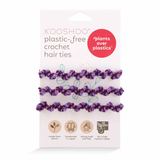 Plastic-Free Crochet Hair Ties by Kooshoo