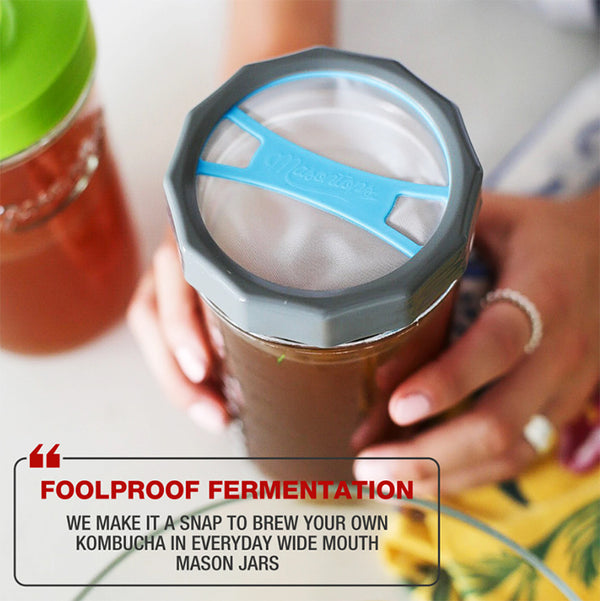 Kombucha Brewing Lid by MasonTops