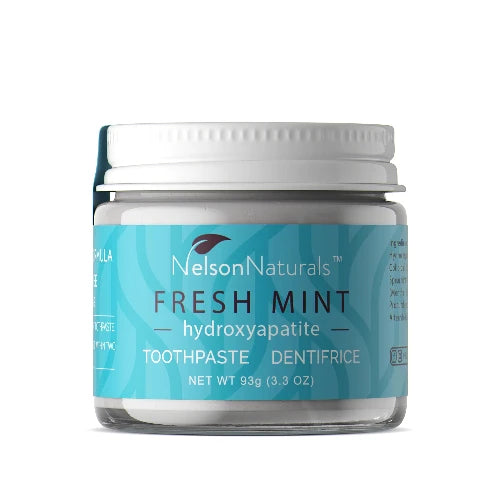 Fresh Mint with Hydroxyapatite Toothpaste by Nelson Naturals