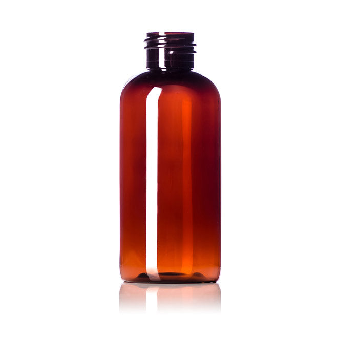 Plastic PET Amber Bottle - Boston