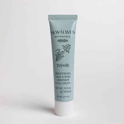 Téýwilh Sweetgrass, Sage and Rose Geranium Cream by Skwalwen Botanicals