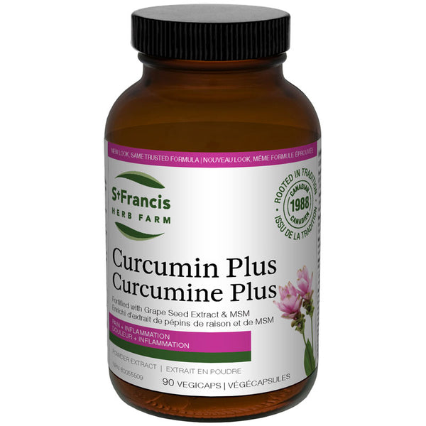 Curcumin Plus Capsules by St. Francis Herb Farm