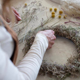 floral wreath making