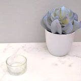Honey Candles Clear Glass Tealight Cup