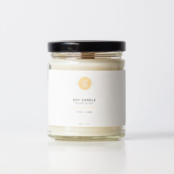 Soy Candle - Milk + Oats