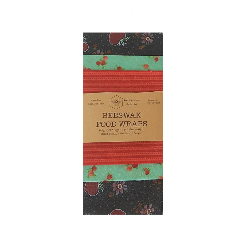 Bees Knees Alberta Beeswax Wraps - 3 Pack
