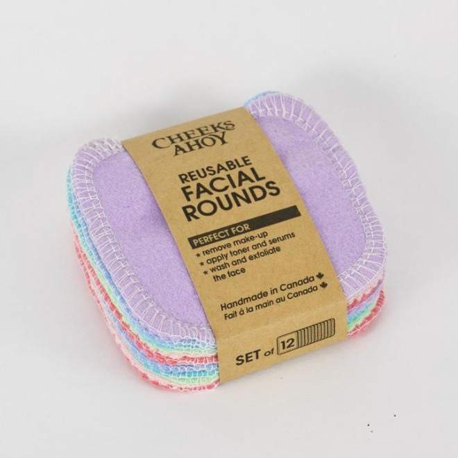 Cheeks Ahoy - Reusable Facial Rounds and Laundry Bag Set