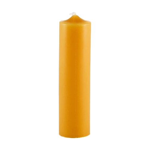 Honey Candles 6" Natural Column Beeswax Candle