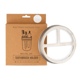 Jarmazing Mason Jar Toothbrush Holder Lid - Stainless