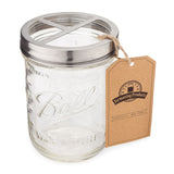 Jarmazing Mason Jar Toothbrush Holder Lid - Stainless