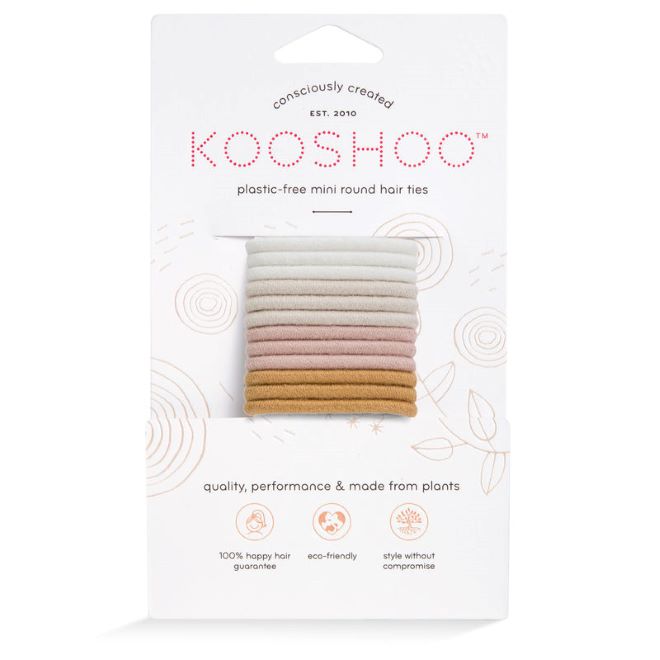 Kooshoo Plastic Free Hair Ties (Mini) 