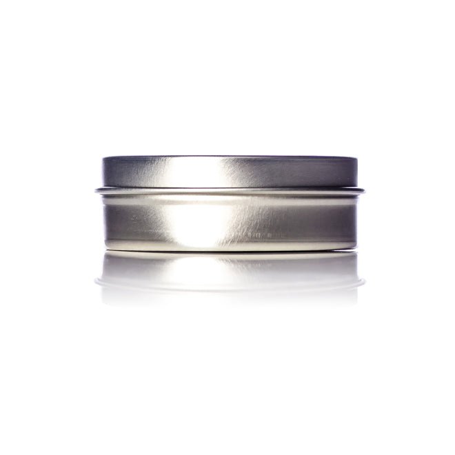 Round Shallow Metal Tins