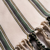 Mint+Grey Hand Towel - River