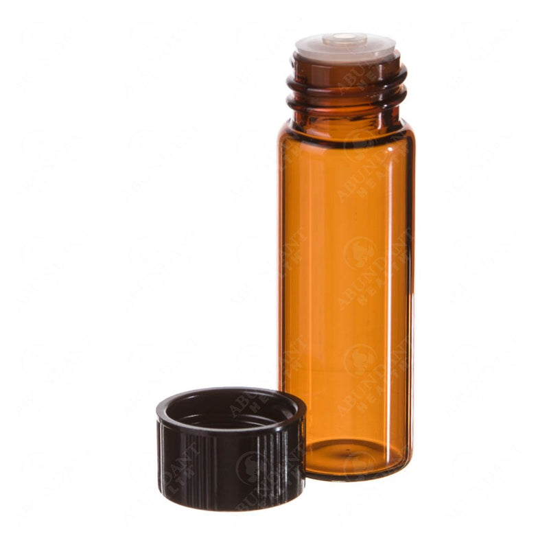 Glass Amber Vial with Dropper & Cap