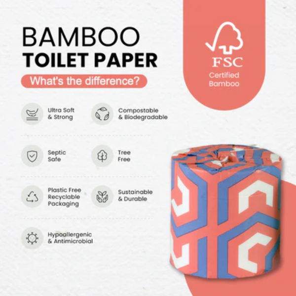 Roll Up Bamboo Toilet Paper
